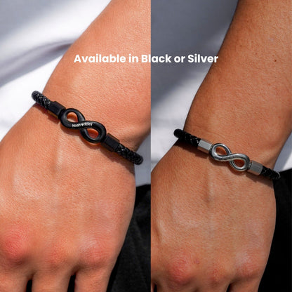 Personalized Infinity Bracelet