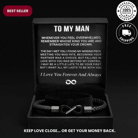 Personalized Infinity Bracelet