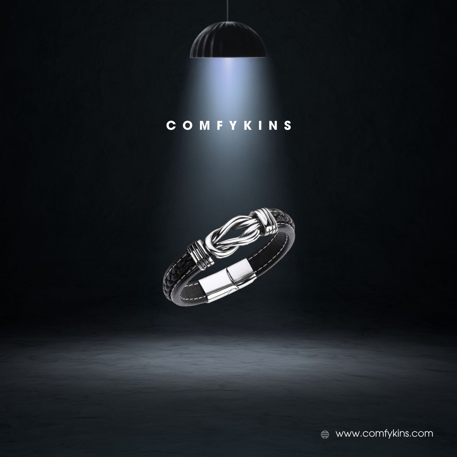 Men’s knot bracelet in vegan leather, sentimental gift...